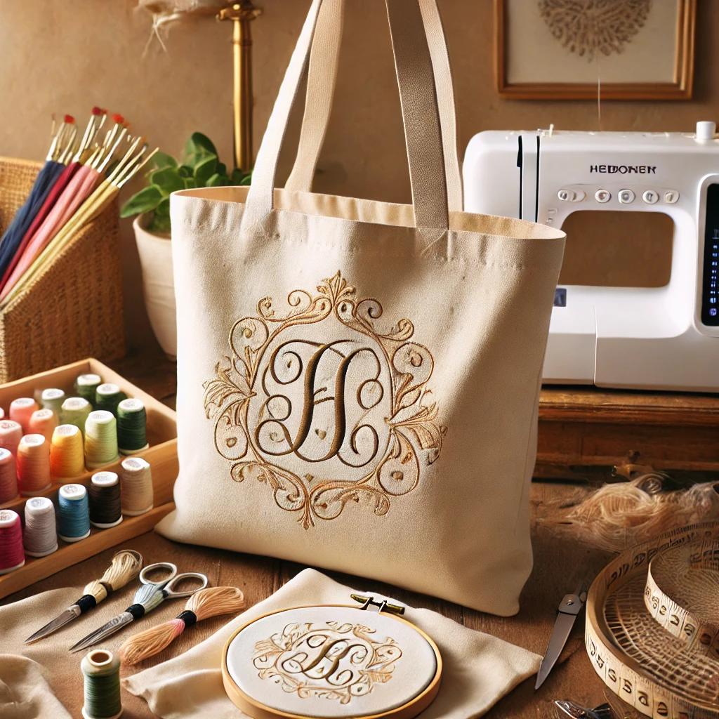 Transform a Plain Tote Bag into a Stunning Monogrammed Masterpiece in Minutes!